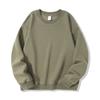 Mens Oversized Crewneck Sweatshirt Thick Fleece Lined Cotton Blend