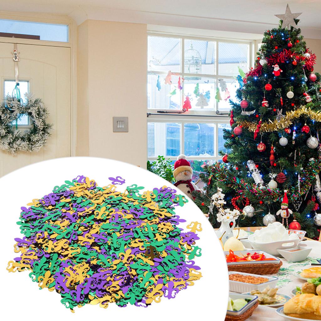 Holiday Party Confetti Packaging Fill Decoration Sequins for Shrove Tuesday Carnival