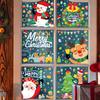 New Christmas Window Stickers Merry Christmas Decorations For Home Christmas Wall Sticker Kids Room New Year Decoration