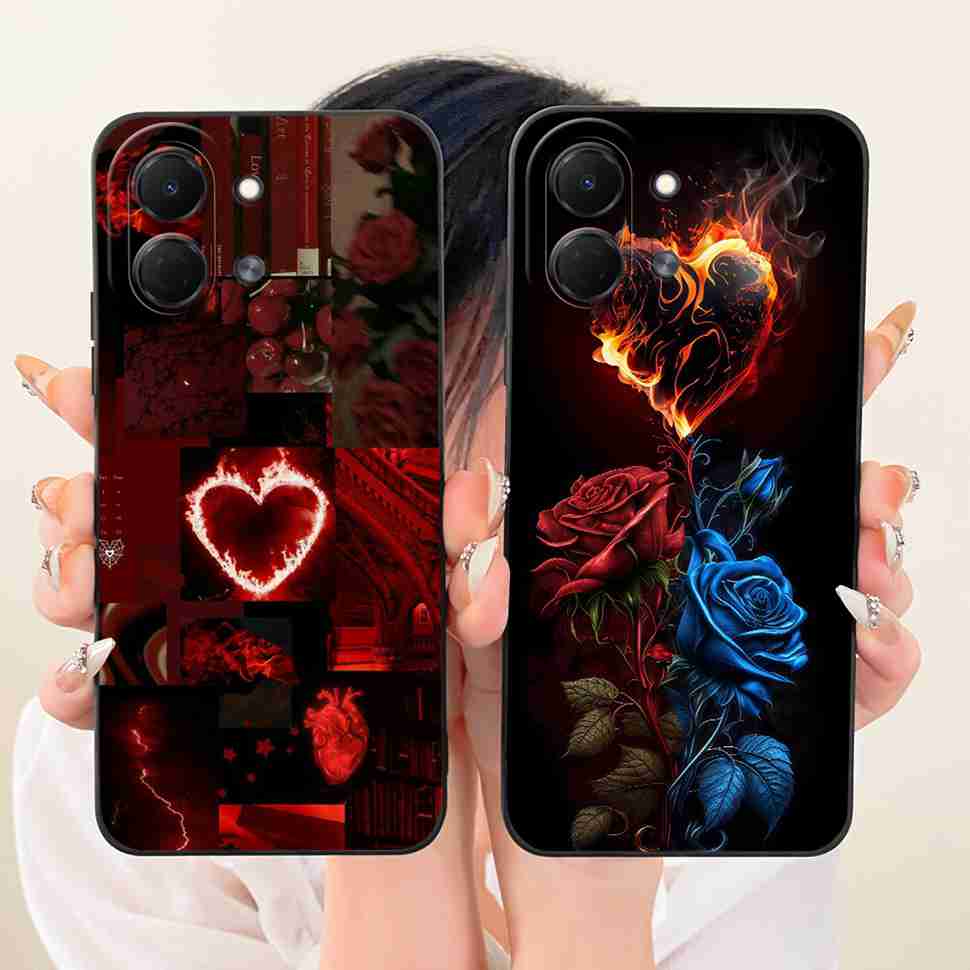 For Tecno Spark Go 3 5G Case 6.74" Cute Fashion Rabbit Soft Silicone Phone Case For Tecno SparkGo 3 Spark Go3 KN3 Cover