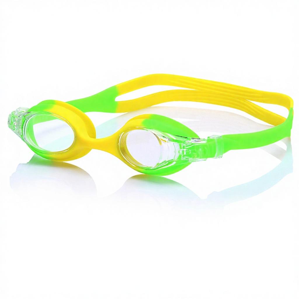 Stock Children Anti-Fog Sun Protection Silicone Swim Goggles for 3-14 Years Waterproof Adjustable No Leaking Training Leisure