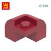 Non-Toxic 85Pcs/Lot 67810 2X2X1 1/3 With Bow Building Blocks Moc Color Accessories Compatible With Brick Diy Spare Parts Toy Gift