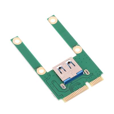 Carte d'extension mini PCI-E vers USB 3.0 pour ordinateur portable, convertisseur, adaptateur de carte de montage avec raccords à vis