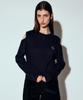 Nigaennikol Shoulder Cut Out Knit_Navy