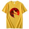 Howling Wolf Blood Moon Full Moon Shirts Graphic Tee Fashion For Unisex Tops Tshirt New Arrival Goods Short Sleeve Tee Unisex Clothes
