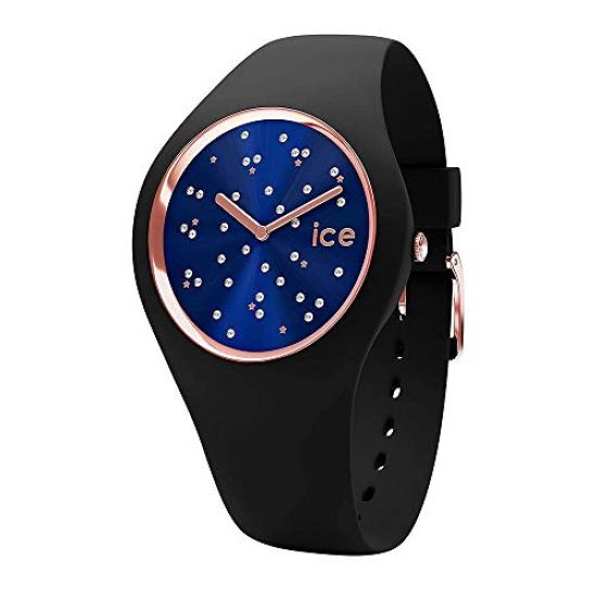 

ice watch Часы Ice Watch женские Ice Cosmo Star Deep Blue Small Pink Gold Black Silicone 016298 [Товар]