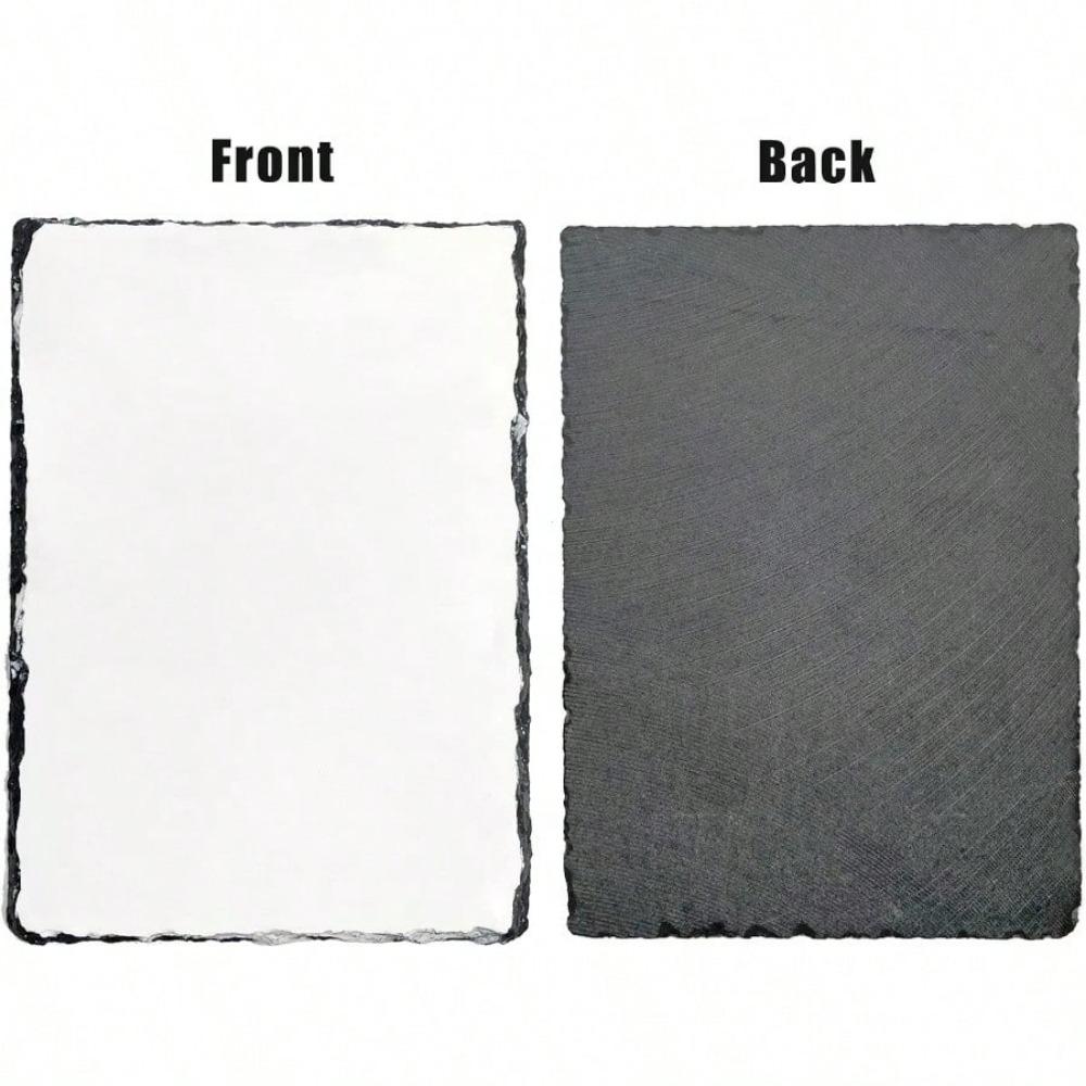 LYHLYA Sublimerings tom skiffersten Anpassad minnesram med displaystativ Sublimerings personlig bildram för värmeöverföringstryck