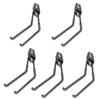 5Pcs WallMounted Garage Hooks Organization Storage Hanger for Power Tool Rope Shovel Bike