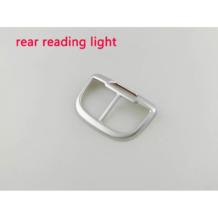 Car Styling Detector Sticks Silver ABS For Subaru Outback 2015 2016 2017 2018   Read Reading Light Lamp Trim Molding