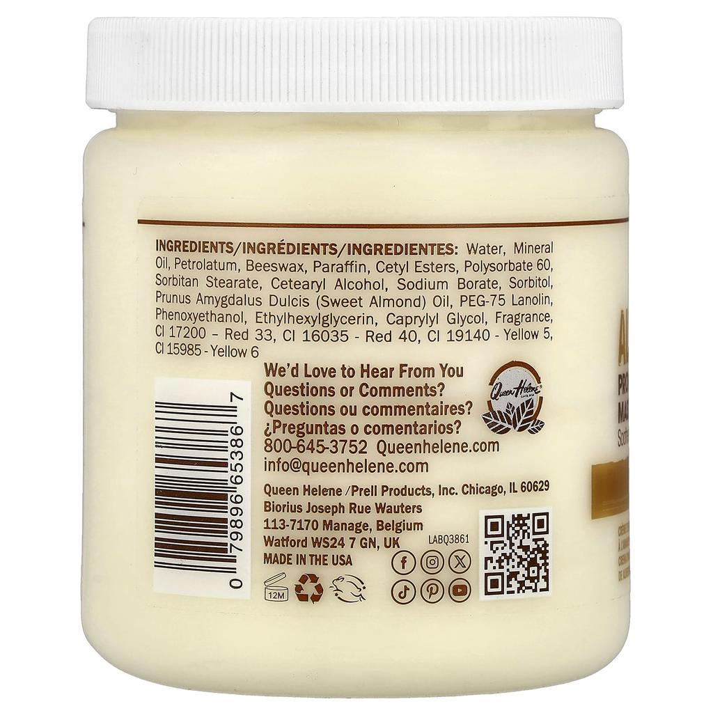 Queen Helene Professional Massage Cream, Almond, 425g (15oz)