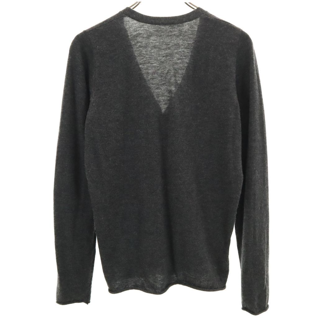 Lucien Pellat-Finet Cashmere 100% Long Sleeve V Neck Knit Cardigan M Women Used