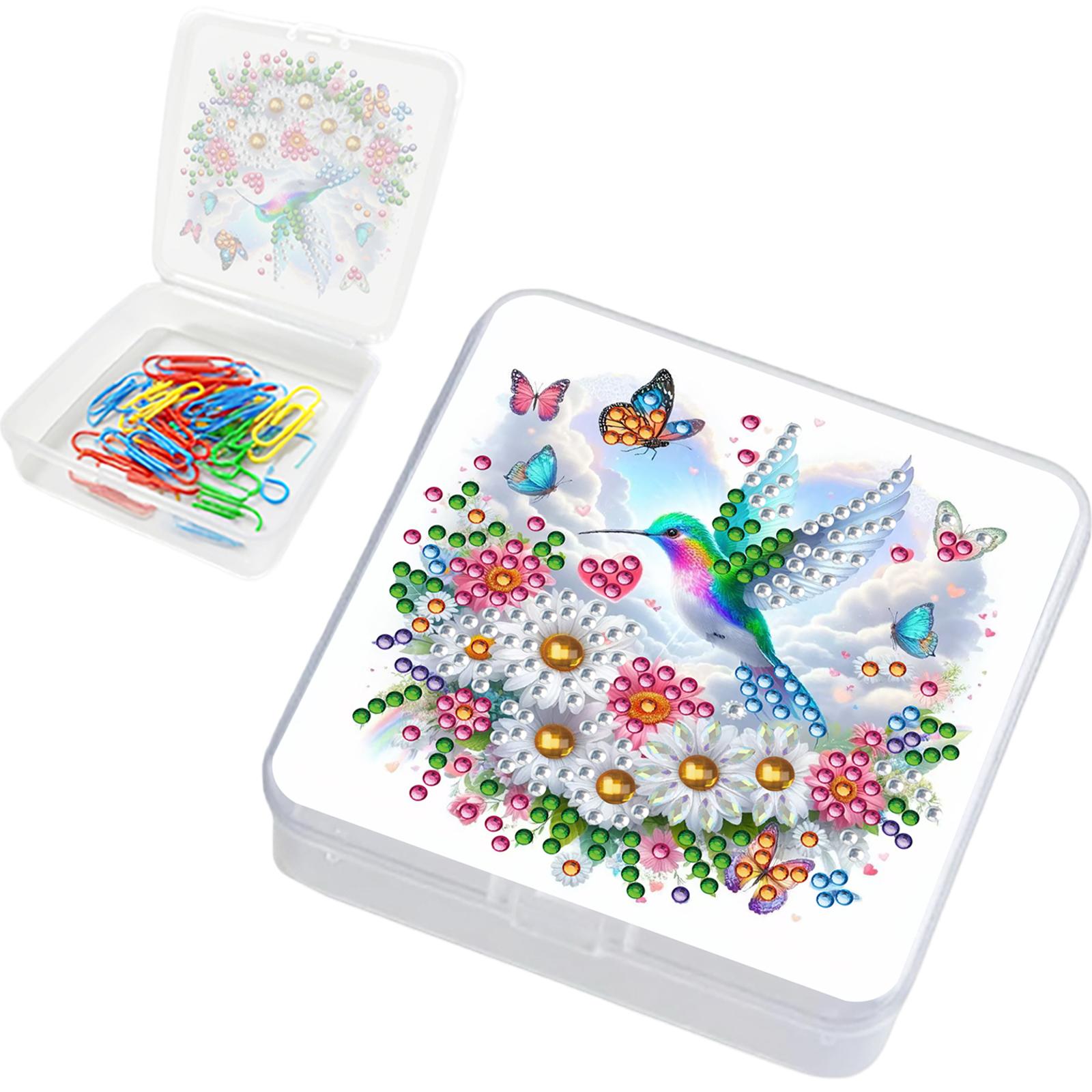 

DIY Diamond Painting Storage Box Plastic Case for Beads Jewelry Travel and Nail Art Accessories