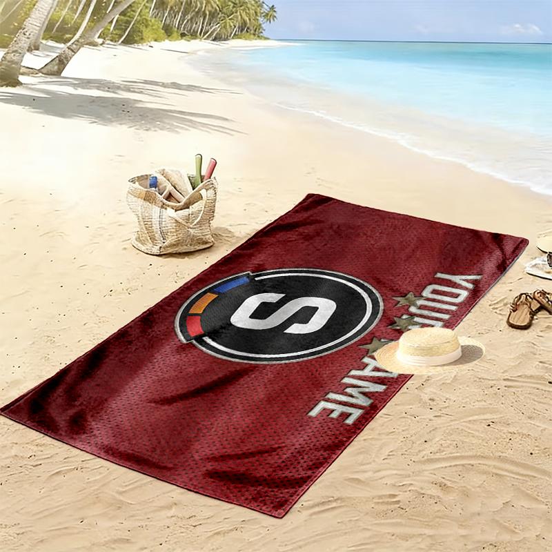 Custom Name,HC Sparta Praha Print Beach Towel, Large Soft Quick Dry Towel for Beach Camping Swimming