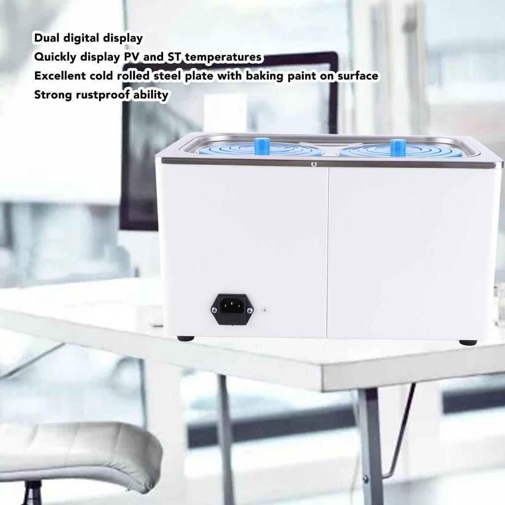 Digital Thermostatic Water Bath Heater Constant Temperature 7L Laboratory Supplies 1 Chamber with 2 Openings US Plug 110V