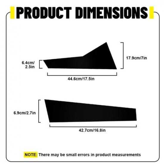 Window Pillar Posts Door Trim Gloss Black Piano Cover For Cadillac XT5 17- N