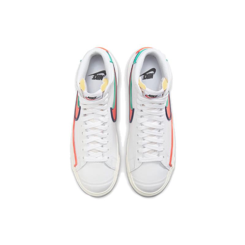 Nike Blazer Mid 77 Infinite White Blue Void Crimson Sneakers Skateboard Shoes DA7233-102
