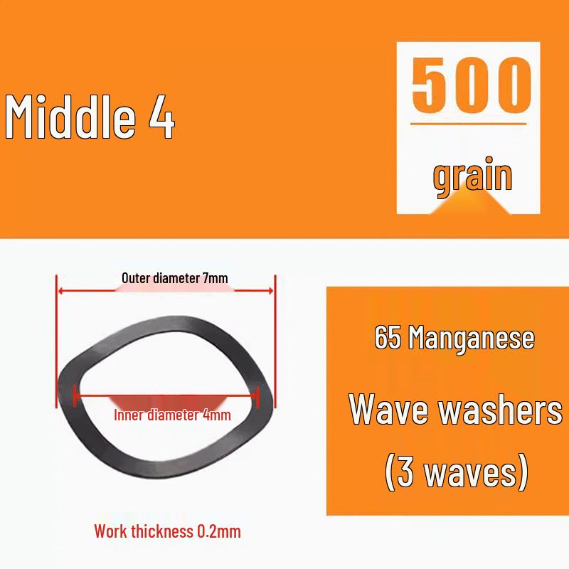 65 Manganese Corrugated Wave Spring Washer for Motor Bearings GB7590
