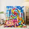 Colorful Candy Wonderland print blanket soft and cozy perfect for the living room bed sofa or a nap,gift