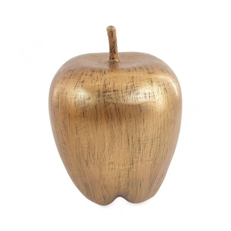 Golden Apple Resin Handicrafts Simulated Fruits Bronze-colored Pears Set Pieces Photography Living Room Decorative Accessories