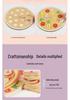 Wooden Pretend Play Kitchen Set: Cutting Vegetables, Mushrooms, and Pizza for Kids