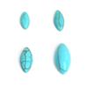 Half Oval Cracked Stone Turquoise Material Flat Back Cabochons For DIY Jewelry Fittings