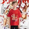 Kids Cotton Tshirt Jujutsu Kaisen Sukuna Print Anime Cartoon Top for Boys Girls 100-160cm Soft Comfortable