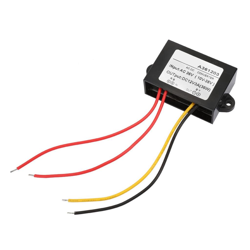 AC36V To DC12V Plastic AC DC Power Supply Converter Power Supply Module Adapter (3A)