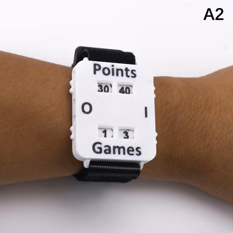 

1pc Portable Cricket Tennis Padel Scorer Wristband - Instant Score Tracker No Memory Loss for Coaches Referees Players
