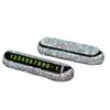 Women Car Temporary Parking Card Car Bling Kit Glittering Hidden Telephone Number Plate Auto Park Stop Card Accessories
