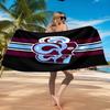 Trabzonspor Crest Emblem Beach Towel, Quick-drying, Easy to Care for, Suitable for Both Fitness and Beach Vacations,Sports Essential