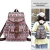 Schultasche neuer ethnischer Stil Retro-Muster Rucksack Leinwand Damen-Tasche Mode Persönlichkeit Reise-Riemen kleiner Rucksack Großhandel