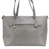 Gebrauchte Tragetasche F79603 Leder Grau Schlicht