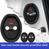 2025 4Pc Car Door Stopper Cover Door Lock Protective Covers For Mitsubishi Pajero Outlander XL Montero Lancer Triton L200 Galant
