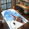 Luffy Non Slip Home Interior Floor Mat, Washable Large Area Rug Carpet Gamer Room Bedroom.-TING