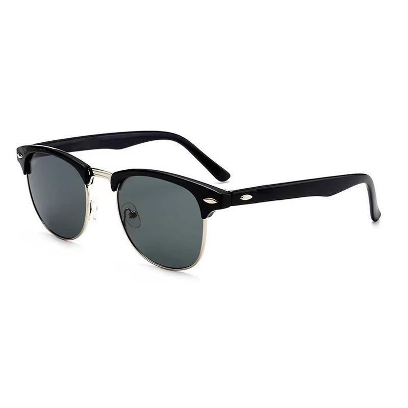 Polarized sunglasses unisex retro glasses fashionable European and American sunglasses anti-blue glasses