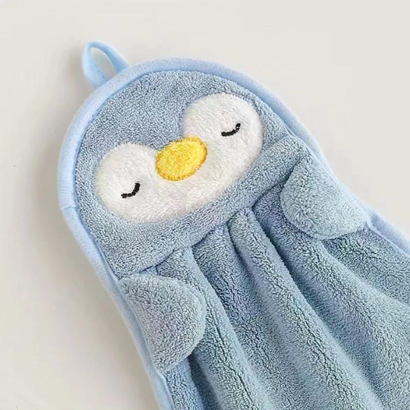Super Absorbent Cute Duck Hand Towel Household Microfiber Kitchen Towel High-efficiency Tableware Cleaning Towel Kitchen Tools