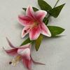 Cloth Realistic 3d Artificial Lilies Fake Flowers For Wedding Decor Home Props