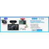 E-ACE Dashcam Car Dvr 4.3 Inch Mirror FHD 1080P Camera Optional Dual Lens DVR  Rearview Mirror Dash Camera Video Recorder Auto