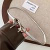 Fashionable Waist Chain Bowknot Clasp Waistband Adjustable Waist Jewelry Stylish Waish Chain Alloy Texture for Daily