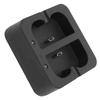 Dual Charger for Video Doorbell Plastic Charger for Doorbell Batteries with 2 Charging Port