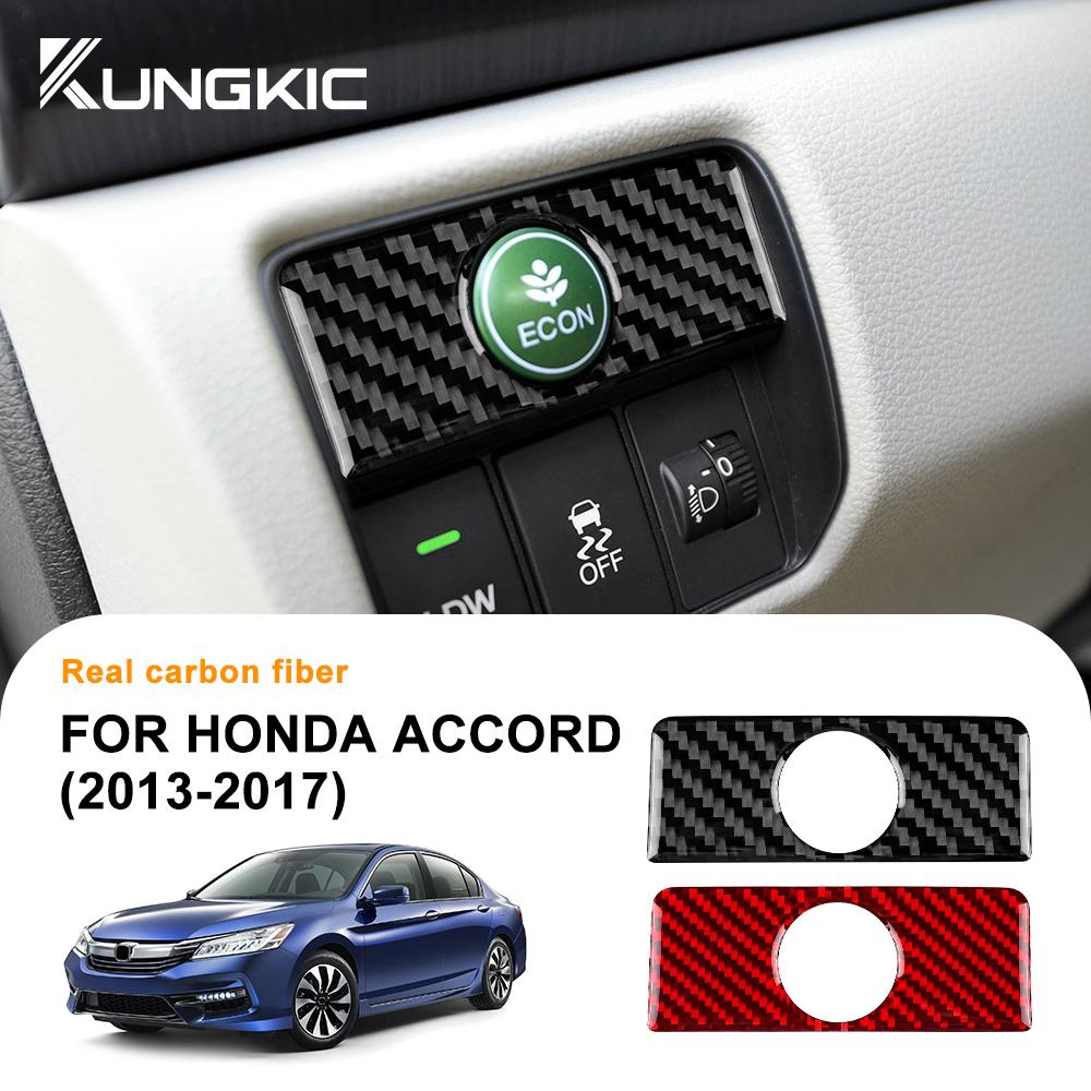 Carbon Fiber Style Interior Moulding for Honda Accord 2013 2014 2015 2016 2017 LHD Interior Panel