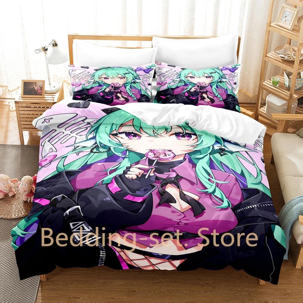 Finana Ryugu Bedding Set Single Twin Full Queen King Size Bed Set Adult Kid Bedroom Duvetcover Sets 3D Anime Bed Sheet Set