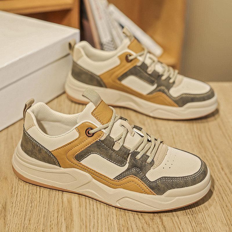 Spring new breathable male student platform sports shoes casual board shoes