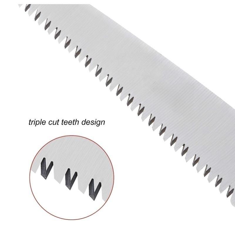 Folding Hand Saw for Camping, Woodworking, Gardening, and Pruning