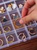 Multipurpose Clear Storage Boxes Suitable For Storing Earrings, Rings, Jewelry, Nail Art Supplies, Nail Tools, Nail Accessories