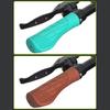 Mountain Bike Handlebar Grips with Aluminium Locks Single Locks on Bicycles Handlebar Grip Nonslip Cycling Handle Grips