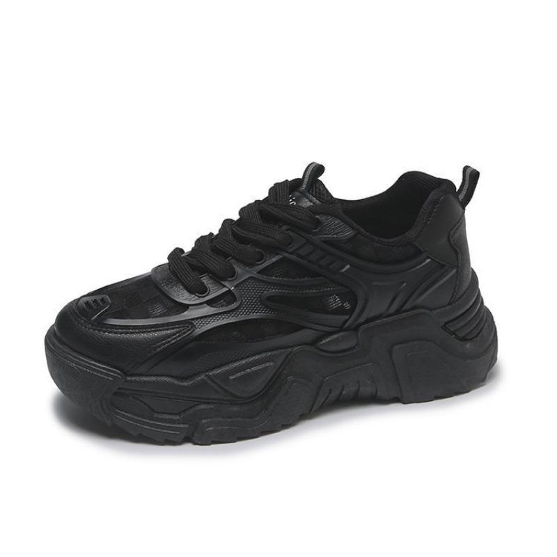 Summer Student Korean Version Fashionable Thick Soled Mesh Running Shoes
