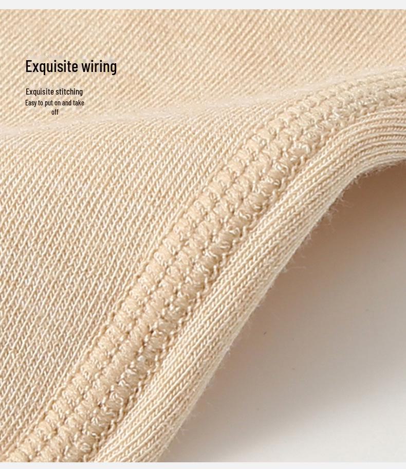 Haosangyuan Damen Nahtlose Warme Leggings aus Maulbeerseide für Herbst/Winter