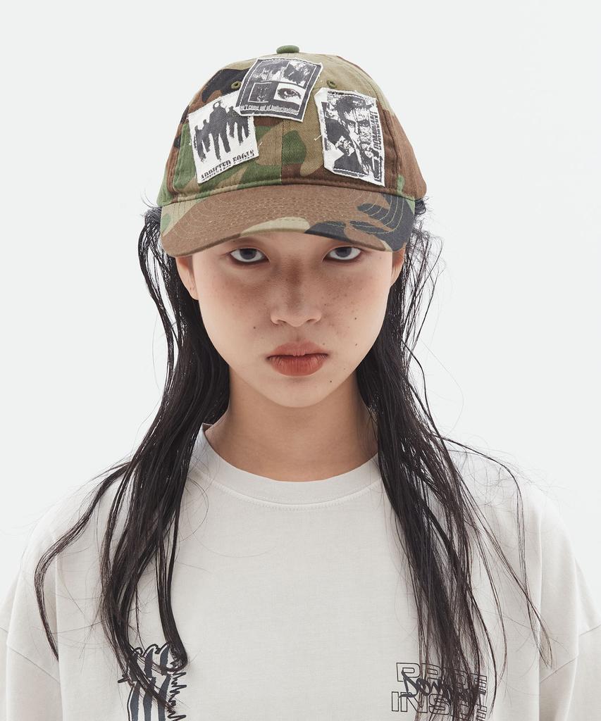 DOMINANT Distressed Patch Cap_Camo