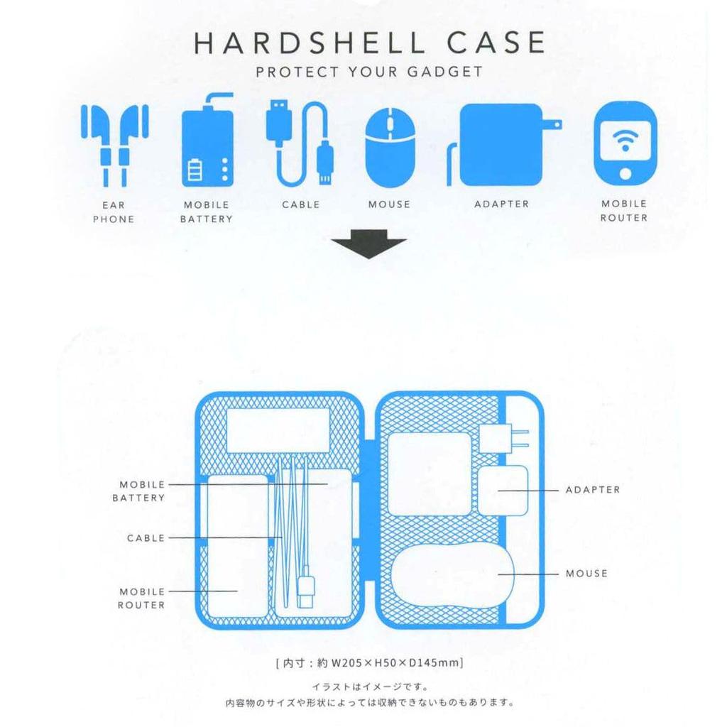 HIGHTIDE Hardshell Case, Small, Yellow, Neehe GB277-YE